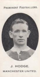 1913 Taddy & Co. Prominent Footballers Series 3 #NNO Jimmy Hodge Front