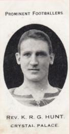 1913 Taddy & Co. Prominent Footballers Series 3 #NNO Kenneth Hunt Front