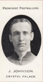1913 Taddy & Co. Prominent Footballers Series 3 #NNO Joe Johnson Front