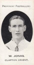 1913 Taddy & Co. Prominent Footballers Series 3 #NNO William Jonas Front