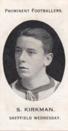 1913 Taddy & Co. Prominent Footballers Series 3 #NNO Sam Kirkman Front