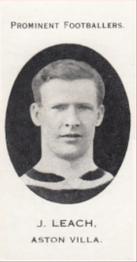 1913 Taddy & Co. Prominent Footballers Series 3 #NNO Jimmy Leach Front