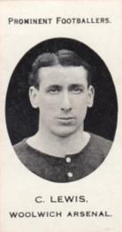 1913 Taddy & Co. Prominent Footballers Series 3 #NNO Charles Lewis Front