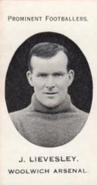 1913 Taddy & Co. Prominent Footballers Series 3 #NNO Joe Lievesley Front