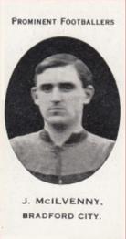 1913 Taddy & Co. Prominent Footballers Series 3 #NNO Jimmy McIlvenny Front