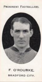 1913 Taddy & Co. Prominent Footballers Series 3 #NNO Frank O'Rourke Front