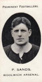 1913 Taddy & Co. Prominent Footballers Series 3 #NNO Percy Sands Front