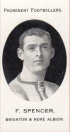 1913 Taddy & Co. Prominent Footballers Series 3 #NNO Frank Spencer Front