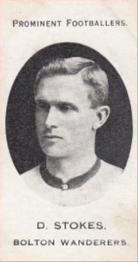1913 Taddy & Co. Prominent Footballers Series 3 #NNO David Stokes Front