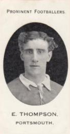 1913 Taddy & Co. Prominent Footballers Series 3 #NNO Ernie Thompson Front