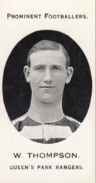1913 Taddy & Co. Prominent Footballers Series 3 #NNO William Thompson Front