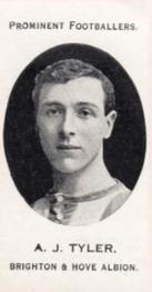 1913 Taddy & Co. Prominent Footballers Series 3 #NNO Alfie Tyler Front