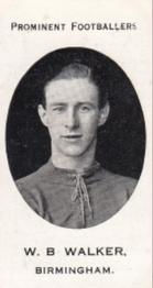 1913 Taddy & Co. Prominent Footballers Series 3 #NNO Billy Walker Front