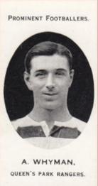 1913 Taddy & Co. Prominent Footballers Series 3 #NNO Alfred Whyman Front