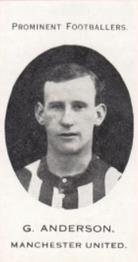 1913 Taddy & Co. Prominent Footballers Series 3 #NNO George Anderson Front