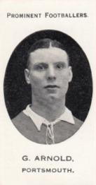 1913 Taddy & Co. Prominent Footballers Series 3 #NNO G Arnold Front