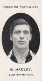1913 Taddy & Co. Prominent Footballers Series 3 #NNO George Hadley Front