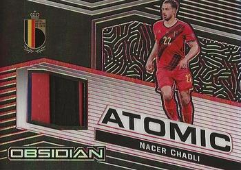 2021-22 Panini Obsidian - Atomic Material Electric Etch Red #AM-NC Nacer Chadli Front
