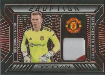 2021-22 Panini Obsidian - Eruption Electric Etch Red #E-DH Dean Henderson Front