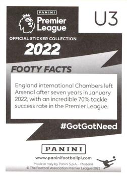 2021-22 Panini Premier League 2022 - Update Set #U3 Calum Chambers Back
