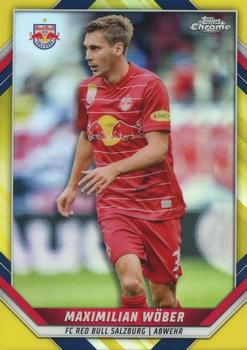 2021-22 Topps Chrome Red Bull Salzburg - Yellow #BC-MW Maximilian Wöber Front