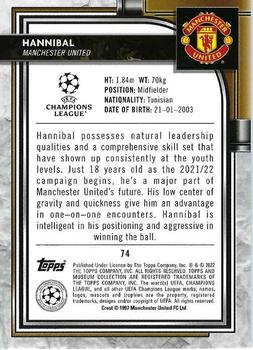 2021-22 Topps Museum Collection UEFA Champions League - Amethyst #74 Hannibal Back