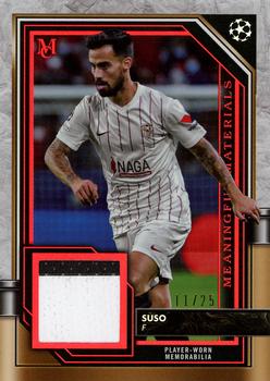 2021-22 Topps Museum Collection UEFA Champions League - Meaningful Material Single Relics - Ruby #MMR-S Suso Front