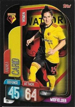 2020 Topps Match Attax Watford Club Edition #25 Andrea Carid Front