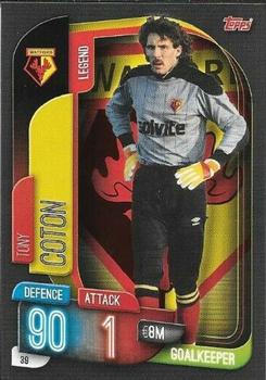 2020 Topps Match Attax Watford Club Edition #39 Tony Coton Front