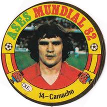1982 Reyauca Ases Mundiales #14 Jose Antonio Camacho Front
