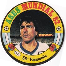 1982 Reyauca Ases Mundiales #68 Daniel Passarella Front
