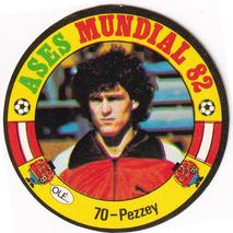 1982 Reyauca Ases Mundiales #70 Bruno Pezzey Front