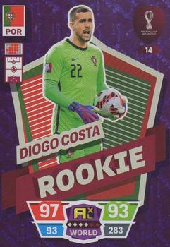 2022 Panini Adrenalyn XL FIFA World Cup Qatar 2022  #14 Diogo Costa Front