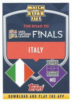2022-23 Topps Match Attax 101 Road to UEFA Nations League Finals - International Star #IS5 Matteo Pessina Back