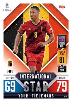 2022-23 Topps Match Attax 101 Road to UEFA Nations League Finals - International Star #IS7 Youri Tielemans Front