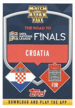 2022-23 Topps Match Attax 101 Road to UEFA Nations League Finals - International Star #IS31 Andrej Kramaric Back