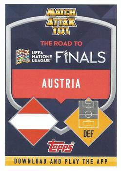 2022-23 Topps Match Attax 101 Road to UEFA Nations League Finals - International Star #IS35 Martin Hinteregger Back