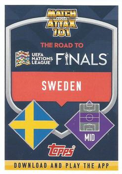 2022-23 Topps Match Attax 101 Road to UEFA Nations League Finals - International Star #IS46 Kristoffer Olsson Back