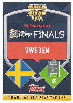 2022-23 Topps Match Attax 101 Road to UEFA Nations League Finals - International Star #IS47 Robin Olsen Back