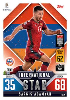2022-23 Topps Match Attax 101 Road to UEFA Nations League Finals - International Star #IS74 Sargis Adamyan Front