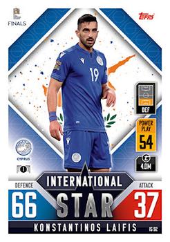 2022-23 Topps Match Attax 101 Road to UEFA Nations League Finals - International Star #IS92 Konstantinos Laifis Front