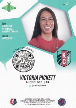 2022 Parkside NWSL #4 Victoria Pickett Back