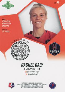 2022 Parkside NWSL #36 Rachel Daly Back