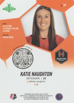 2022 Parkside NWSL #64 Katie Naughton Back