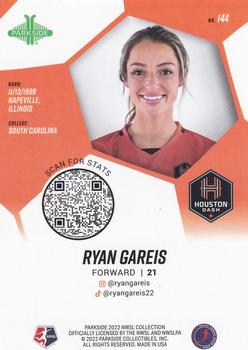 2022 Parkside NWSL #144 Ryan Gareis Back