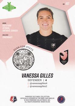 2022 Parkside NWSL #162 Vanessa Gilles Back