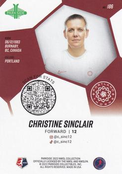 2022 Parkside NWSL #186 Christine Sinclair Back