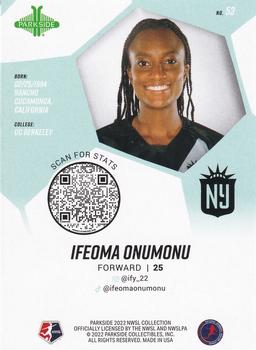 2022 Parkside NWSL - Foil Board #53 Ifeoma Onumonu Back