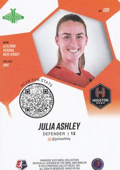 2022 Parkside NWSL - Foil Board #100 Julia Ashley Back