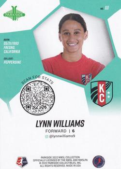 2022 Parkside NWSL - Foil Board #111 Lynn R Williams Back